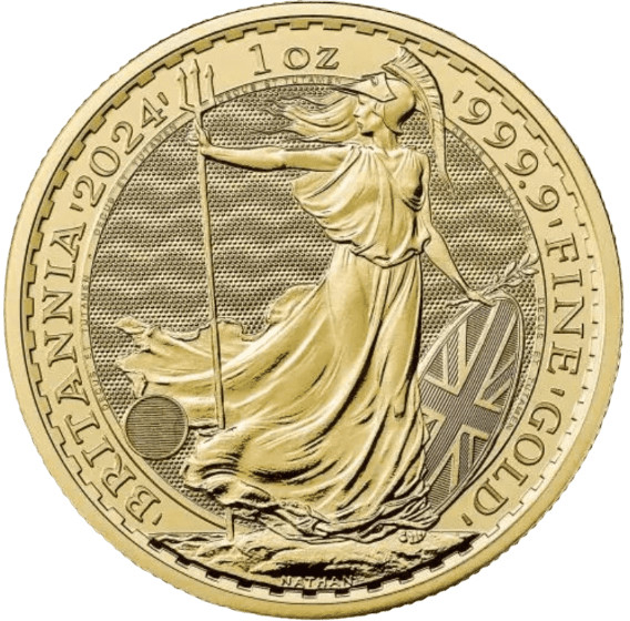 The Royal Mint Zlatá minca Britannia Kráľ Karol III. 1 oz