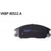 Sada brzdových platničiek kotúčovej brzdy SKF VKBP 80511 A