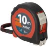 Extol Premium Zvinovacie meter 10m s funkciou 2x STOP, gumový obal 3159