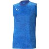 Pánske futbalové tielko Puma, TEAMCUP TRAINING JERSEY SL modrá,biela XL
