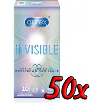 Durex Invisible Extra Lubricated 50ks