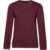 B&C Mikina B&C Inspire Crew Neck, dámská COT-01W32B37001 S Burgundová