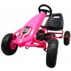 R-Sport Detská šliapacia motokára ružová G4