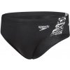 Pánske plavky Speedo Boom Splice 7cm Brief čierna/biela