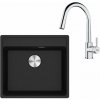 Franke Sety Kuchynský set G254O, fragranitový drez MRG 610-52 RTL a batéria FS 3229.031, ónyx/chróm 114.0700.703