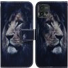 Peňaženkové kožené puzdro na Motorola Moto G72 - Lion