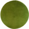 ROUTNER Kúpeľňová predložka UNI COLOR Zelená 10113 - Zelená / Kruh Ø 90 cm 10113