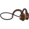 EVOLVEO BoneSwim MP3 16GB, bluetooth bezdrôtové slúchadlá s mikrofónom na lícne kosti, oranžové