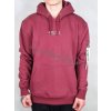 Alpha Industries Organic EMB Hoody pánska mikina burgundy
