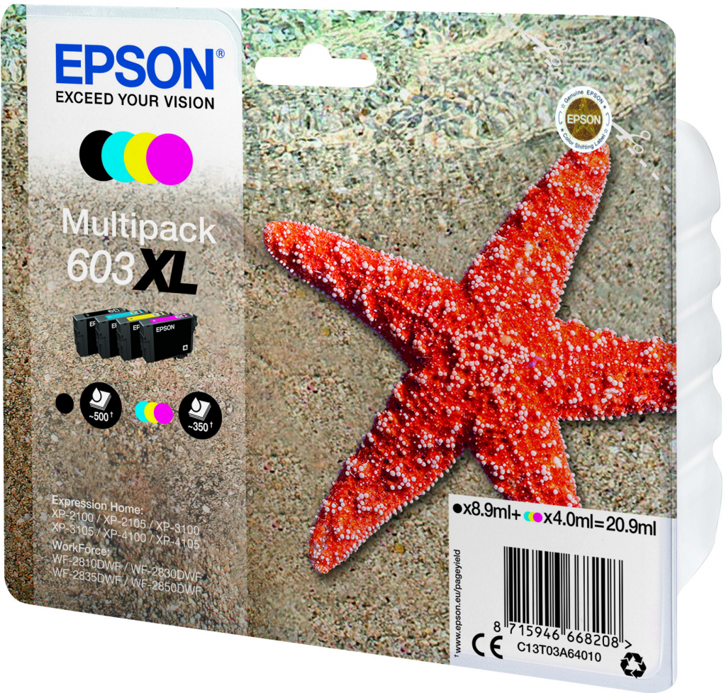 Epson 603XL Multipack - originálny od 64 € - Heureka.sk