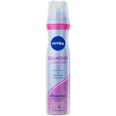 NIVEA Diamond Gloss Care Lak na vlasy 250 ml, Gloss Care