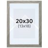 Hama 193087 rámček drevený WAVES, šedá, 20x30 cm