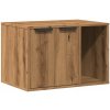 Skrinka na mačaciu toaletu VidaXL, dekor dub artisan, 60x40x40 cm