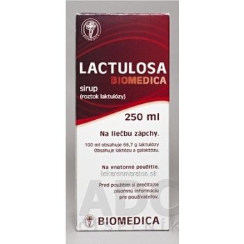 Lactulosa Biomedica sir.1 x 250 ml 50%