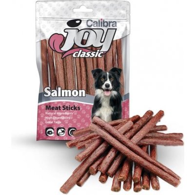 Pamlsok Calibra Joy Dog Classic Salmon Sticks: lahodné lososové prúžky pre psov Hmotnosť balenia: 80 g