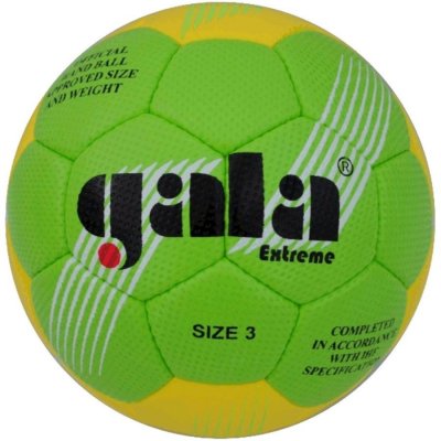 GALA lopta hádzaná Soft - touch - BH 3053 žltá/zelená veľ.3