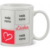FOTOpošta Hrnček s fotkou Koláž láska 350 ml