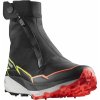 Salomon Winter Cross Spike L47307300 - black/neon flame/safety yellow 40 2/3