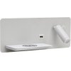 Immax | Immax 08286L-LED Nástenné sviet. s pol., USB a bezdr. nab. LED/3W/230V + LED/3W | IM1409