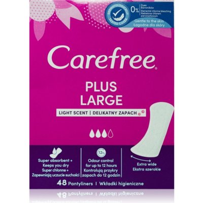 Carefree Plus Large Light Scent slipové vložky 48 ks