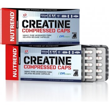 NUTREND Creatine Compressed 120 kapsúl