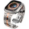 REMIENOK DOOP STAINLESS LINE APPLE WATCH 6 / 7 / 8 / 9 / 10 / SE / ULTRA 1 / 2 (44 / 45 / 46 / 49 MM) TITANIUM/ORANGE