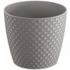 Prosperplast Kvetináč Orient sivý kameň, variant 21,8 cm