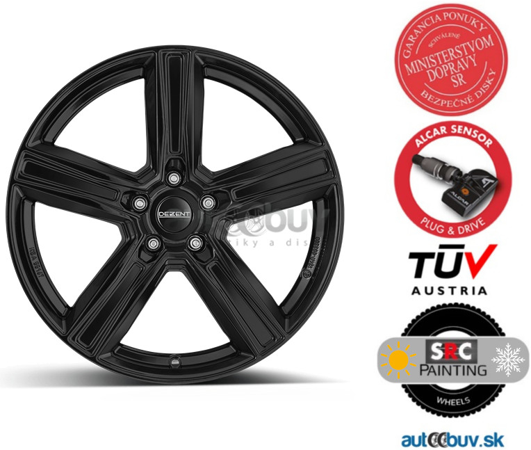 DEZENT KG 7.5x17 5x112 ET43 black