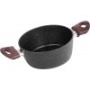 Hrniec MagicHome Black Marble Line, 20 cm, 2200 ml, s pokrievkou