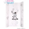 Prebaľovacia podložka Mäkká New Baby Zebra biela 80x50 - Biela