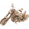 ROKR Drevené mechanické 3D puzzle Motorka Cruiser 420 ks
