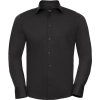 Russell Athletic Košile 946M, elastická, dlouhý rukáv COT11946M00203-black L Černá