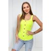 Dámske tielko bez ramienok MI8977 neónovo žlté Univerzálna Žltá/neón