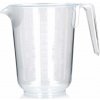 Plastová kuchynská odmerka BIELY 1 l