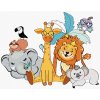 Diamondi Diamantové maľovanie - ŽIRAFA, SLON, LEV, KOALA, TUKAN A ĎALŠIE ZVIERATKÁ Rámovanie: bez rámu a bez vypnutia plátna, Rozmer: 40x50 cm