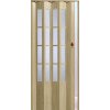 Zhrňovacie dvere Crystalline Glass Sonoma 100cm Vivaldi (Harmonikové dvere)