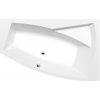 Asymetrická vaňa Polysan Evia 160x100 cm akrylát pravá 12611