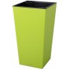 PLASTKON In- & Outdoor květináč Elise mat 20 cm hráškově zelená