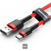 NoName Baseus datový kabel Cafule USB-C 2m 2A červený