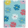 Miquelrius Daisy A5 poznámkový blok 90 g - kvety