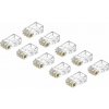 AlzaPower Patch CAT6 UTP RJ45 8p8c netienený skladaný na lícno (lanko) 10-pack APW-CP6UST10