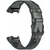 Nylonový remienok pre Fitbit Charge 3 / 4 – Stripes šedá