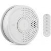 SHD by oneConcept Detektor dymu DOF39, plast, výstražný signál: 85 dB, 9V na batérie (DOF39-7er)