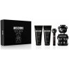 Moschino Toy Boy parfumovaná voda pre mužov 100 ml + sprchový gél 100 ml + parfumovaná voda 10 ml + balzám po holení 100 ml darčeková sada