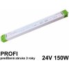 MLED LED napájací zdroj 150W, 24V SLIM - nábytkový