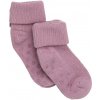 Minymo Detské protišmykové ponožky s patentom 2ks, Orchid Haze