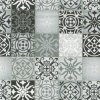 Samolepiace fólie 45 cm x 2 m GEKKOFIX 12065(55725) TILES BLACK AND WHITE Samolepiace tapety