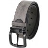 Penny Belts Pánsky kožený opasok 20965 sivý melír