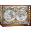 Puzzle 1000 Antique World Map 6000-2006 (Hra)