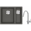 Súprava granitový drez Franke Maris 125.0687.266, kuchynská batéria Franke Atlas 115.0590.047